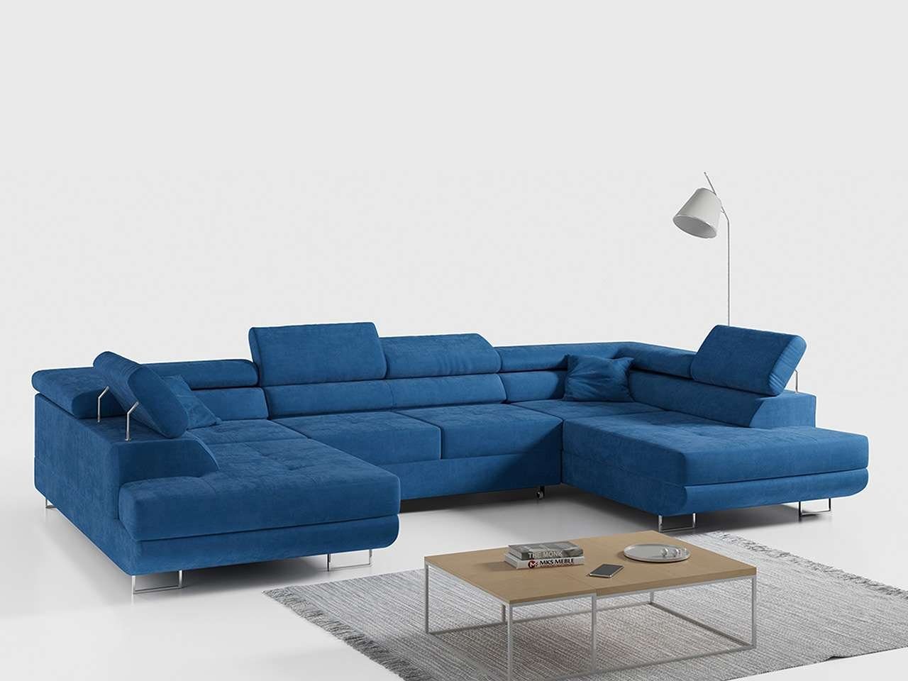 MKS MÖBEL Ecksofa GUSTAW U, Wohnzimmer Wohnlandschaft, UForm Couch